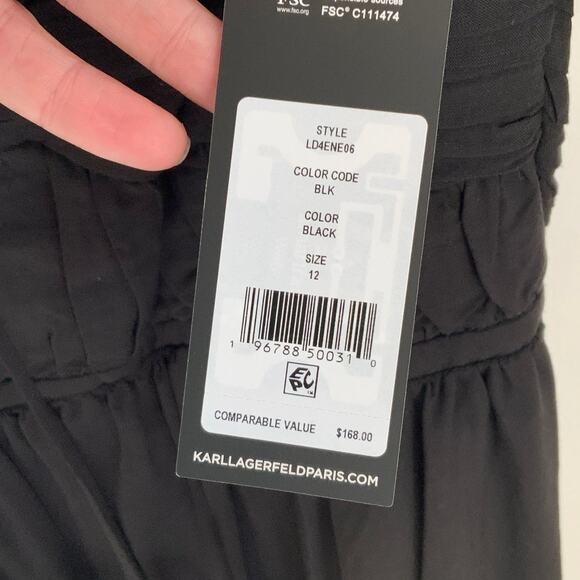 Karl Lagerfeld Paris NWT Midi Dress size 12 - Picture 3 of 6